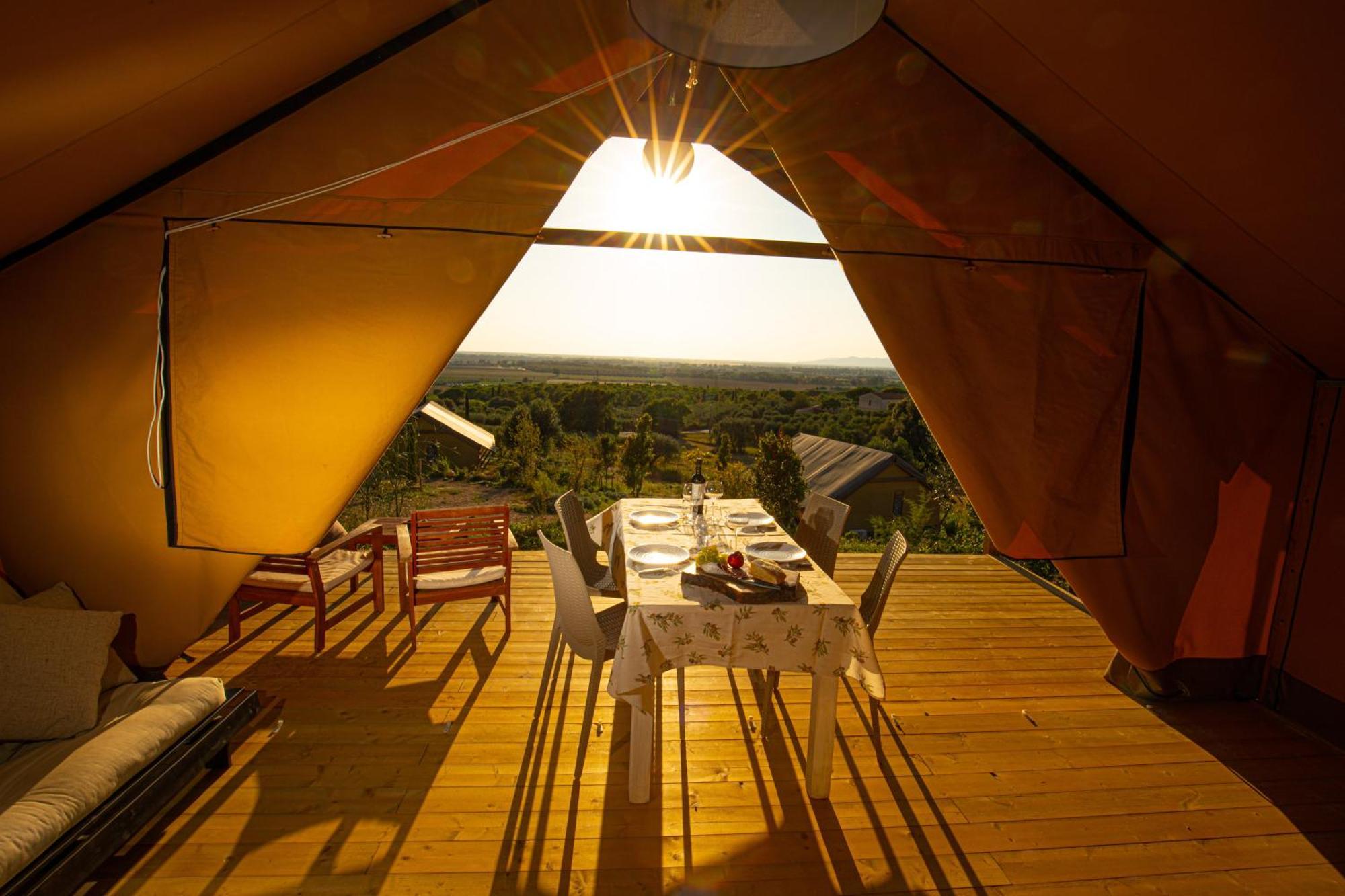 Отель Glamping Grancia Гроссето Экстерьер фото